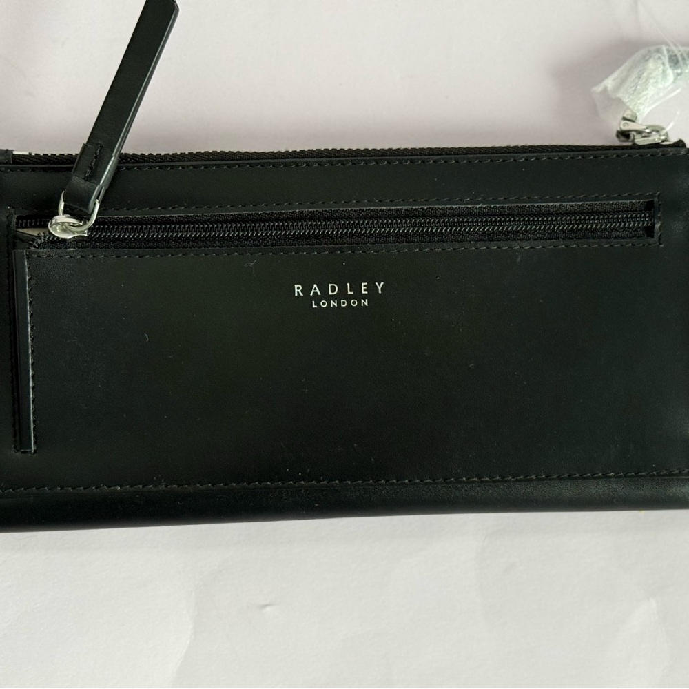 NWT RADLEY LONDON Disco Fever Black Large Bifold Wallet & Dust Bag - Picture 4 of 7